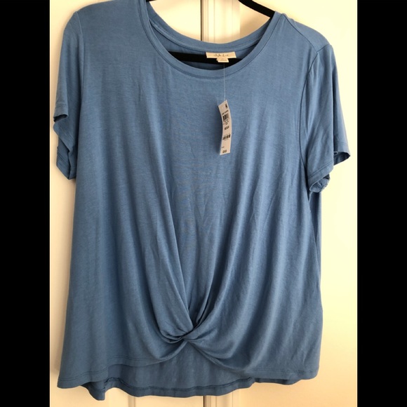 Style & Co. Tops - NWT Style&Co Blue Medium Top